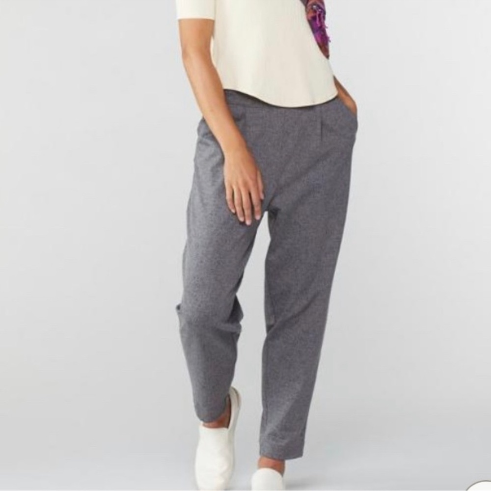 NWT REI COOPERATIVE Double Back Crop Pants in Castlerock Heather Gray Medium